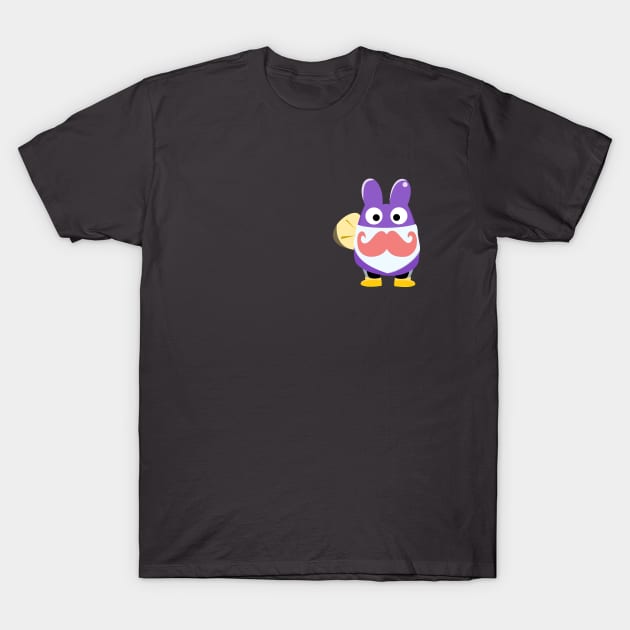 pocket bumbnabbit change of wardrobe (moustache) T-Shirt by prettyguardianstudio